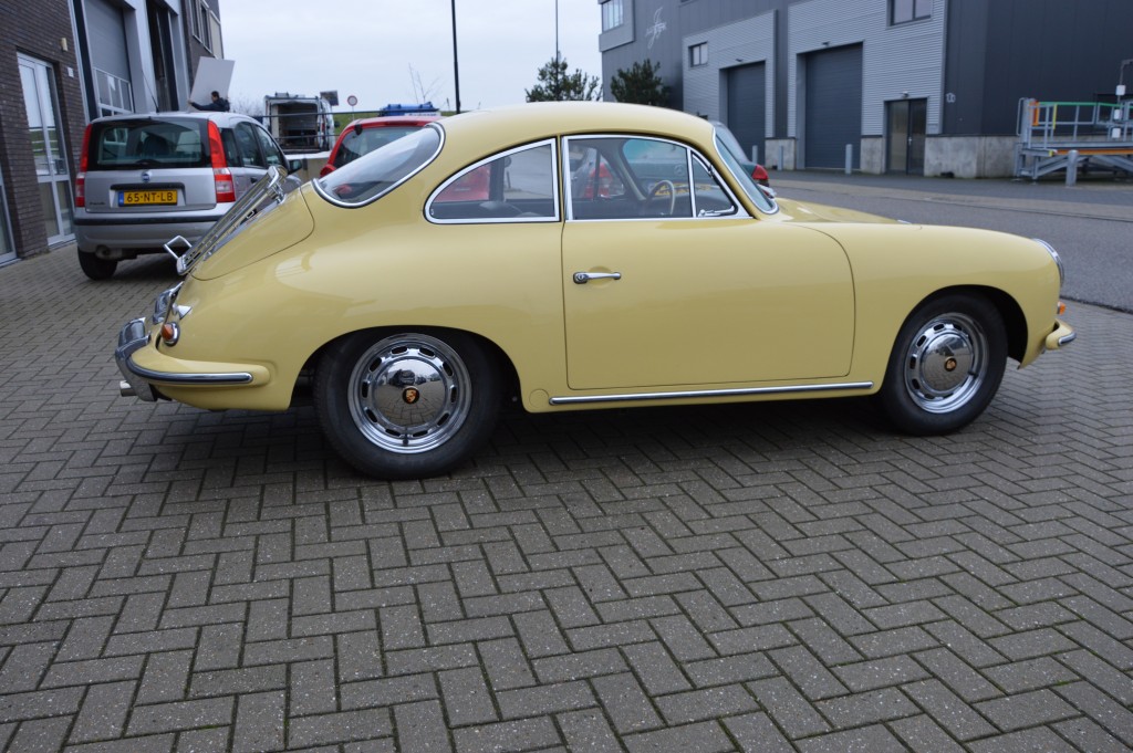 Porsche 356SC Coupe Matchingnumbers champagne Gelb