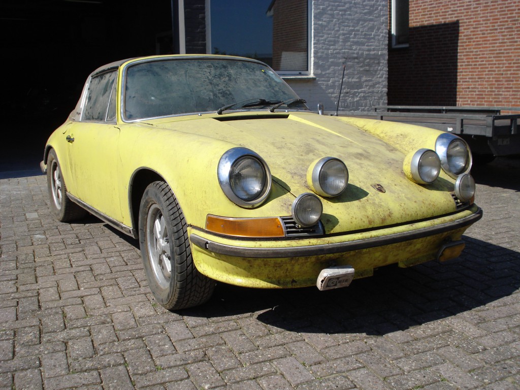 Porsche 911 E Targa Öl klappe Matchingnumbers